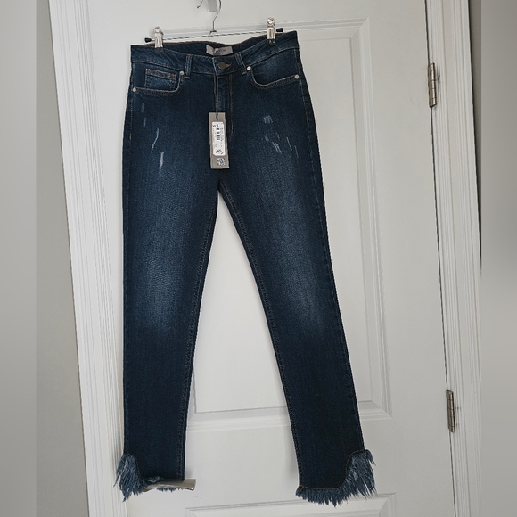 D. Exterior Made in Italy Distressed Jeans - Picture 1 of 8